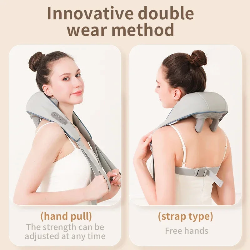 6-Head Multifunctional Body Massager - Neck, Shoulder, Trapezius Cervical Spine Massager (26W)