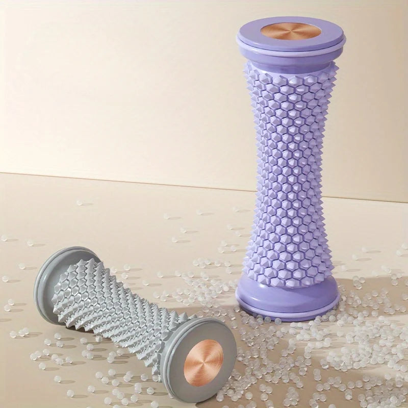 Foot Massager Massage Roller Yoga Massage Ball Plantar Fascia Roller Muscle Relaxation Care Plastic Manual Foot Massager