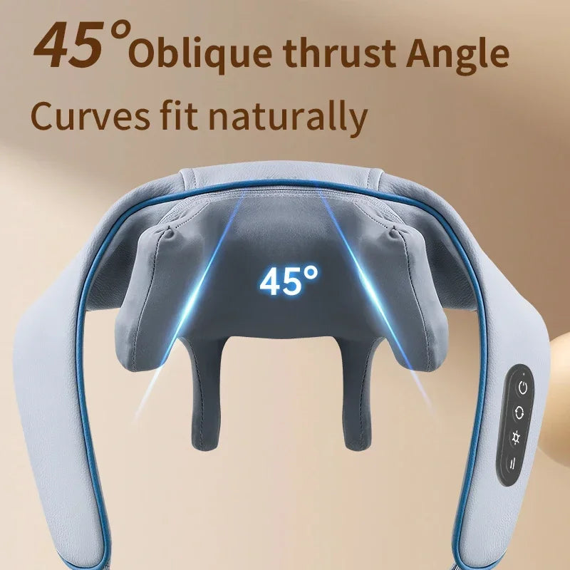 6-Head Multifunctional Body Massager - Neck, Shoulder, Trapezius Cervical Spine Massager (26W)