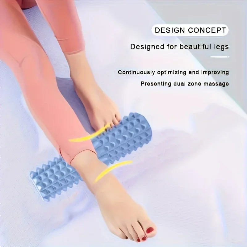 Exercise fitness hollow roller wolfsbane yoga pole massage stick EVA foam shaft muscle relaxation thin calves exercise roller