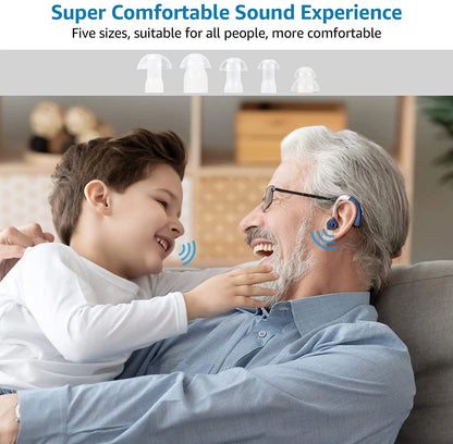 Hearing Aids Adjustable Tone Sound Amplifier Portable Deaf Elderly digital Hearing Aid