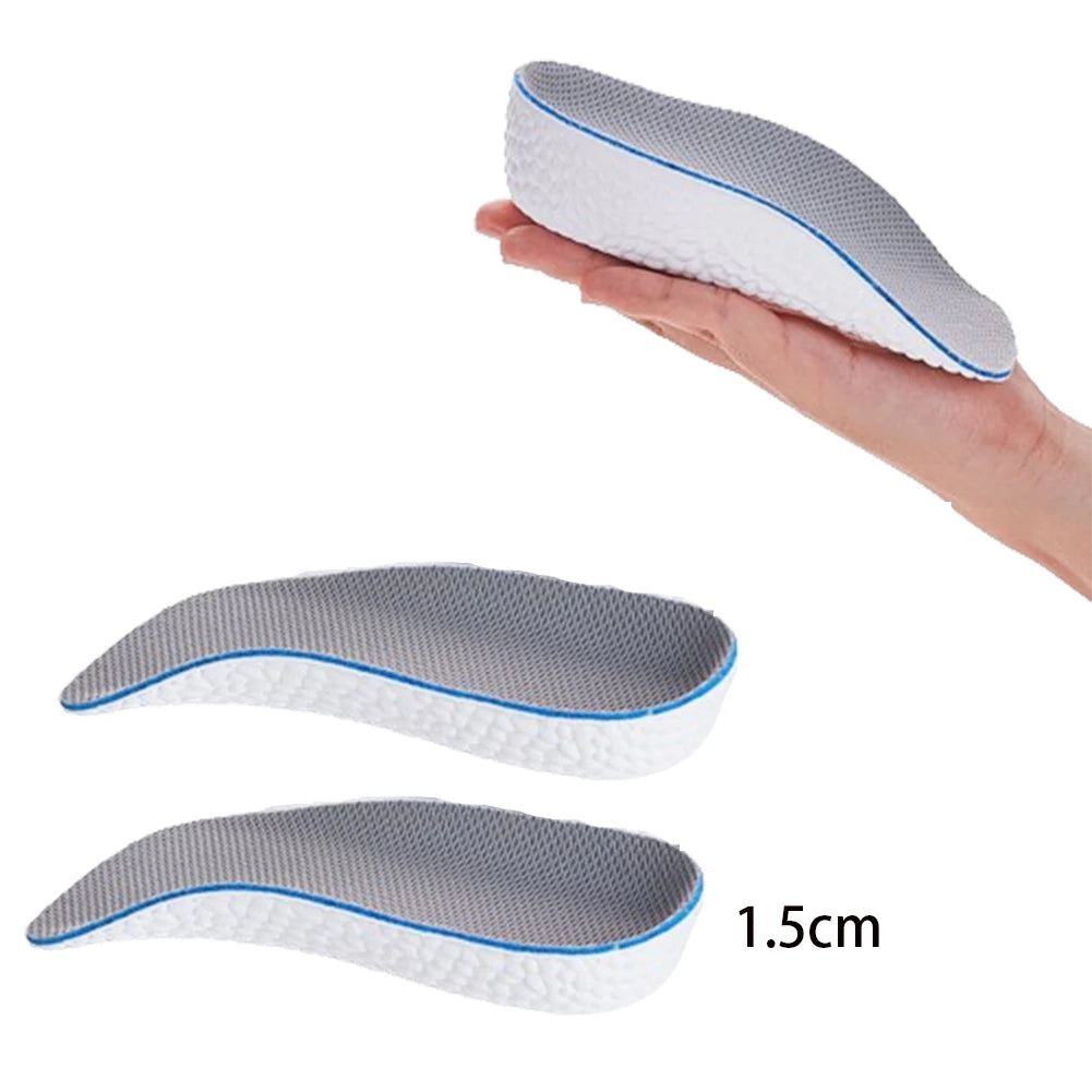 EVA Orthopedic Insoles Pain-Relief Ergonomic High-Arch Height Increasing Insoles Breathable Arch Support Insoles for Daily Wear