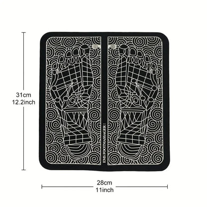 Foot Acupoint Massage Pad USB Charging Improve Blood Circulation Muscle Massage Relaxation Convenient Electric Sole Massage Tool