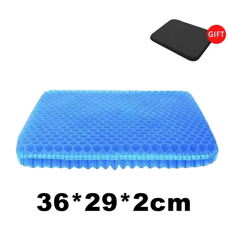 3D Honeycomb Car Seat Cushion Breathable Cool Gel Cooling Pad Universal Auto Honeycomb Butt Mat for Car Home Office Chair Pad