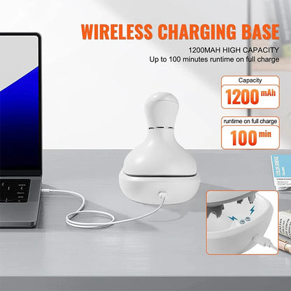 New Stress Relax Scalp Massager Rechargeable Prevent Hair Loss Kneading Vibrat Health Care Head Massager Promote Blood Circulat