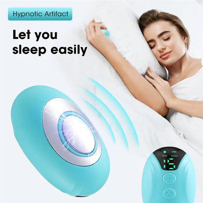 Handheld CES Sleep Aid Microcurrent EMS Pulse Device Hypnosis Insomnia Mental Stress Pressure Relief Anxiety Eliminat Relax