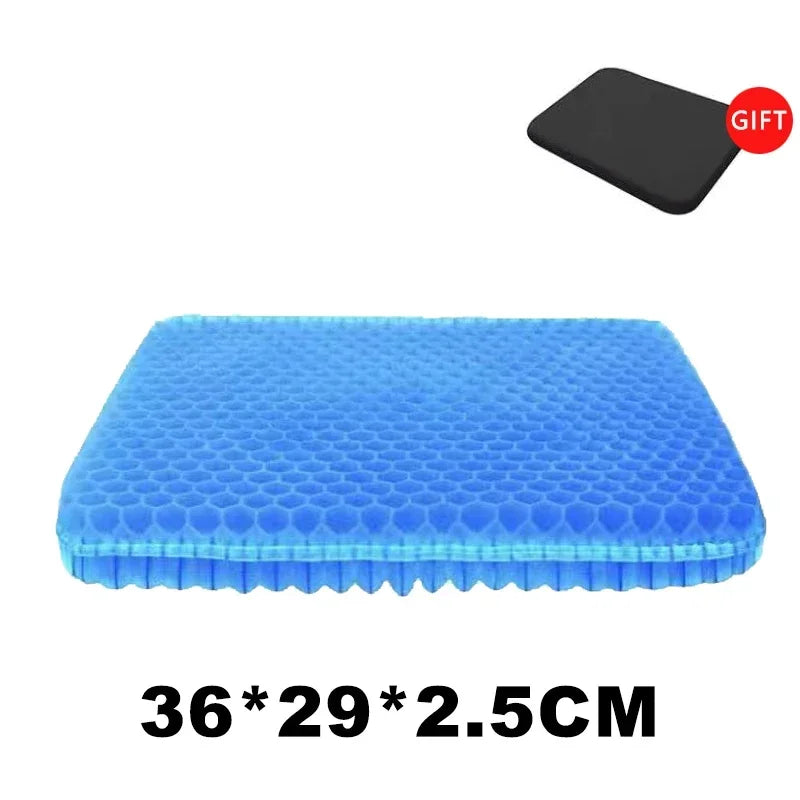 3D Honeycomb Car Seat Cushion Breathable Cool Gel Cooling Pad Universal Auto Honeycomb Butt Mat for Car Home Office Chair Pad