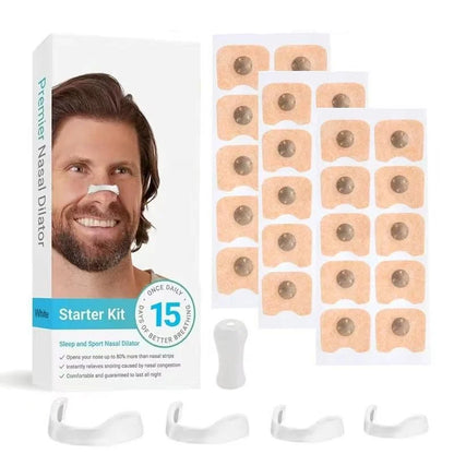 Sport Nasal Breathing Dilator Kits  Sleep Nasal Strips Nose Breathe Better Sleeping Anti Snoring Magnetic Nose Clip Nasal Strips