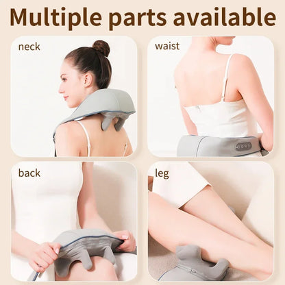 6-Head Multifunctional Body Massager - Neck, Shoulder, Trapezius Cervical Spine Massager (26W)