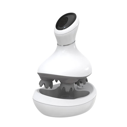 New Stress Relax Scalp Massager Rechargeable Prevent Hair Loss Kneading Vibrat Health Care Head Massager Promote Blood Circulat