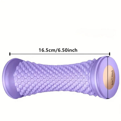 Foot Massager Massage Roller Yoga Massage Ball Plantar Fascia Roller Muscle Relaxation Care Plastic Manual Foot Massager