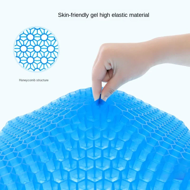 3D Honeycomb Car Seat Cushion Breathable Cool Gel Cooling Pad Universal Auto Honeycomb Butt Mat for Car Home Office Chair Pad