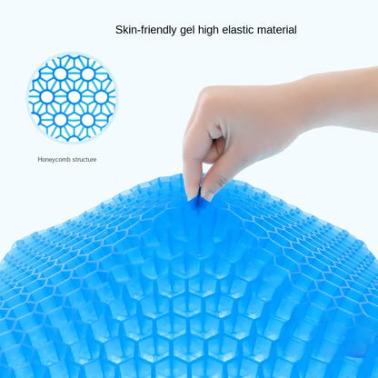 3D Honeycomb Car Seat Cushion Breathable Cool Gel Cooling Pad Universal Auto Honeycomb Butt Mat for Car Home Office Chair Pad